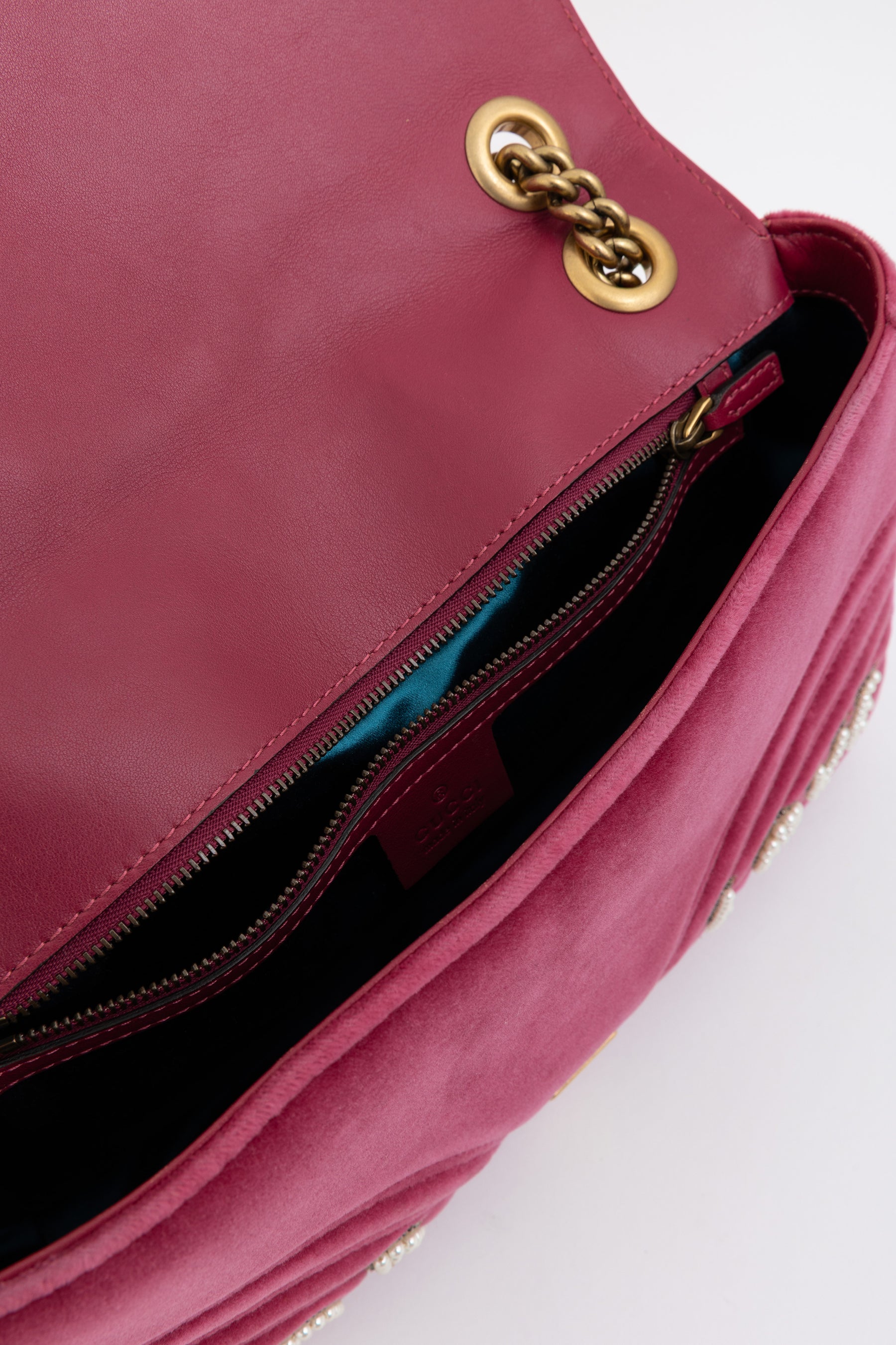 Blind for Love Embroidered Medium GG Marmont Shoulder Bag