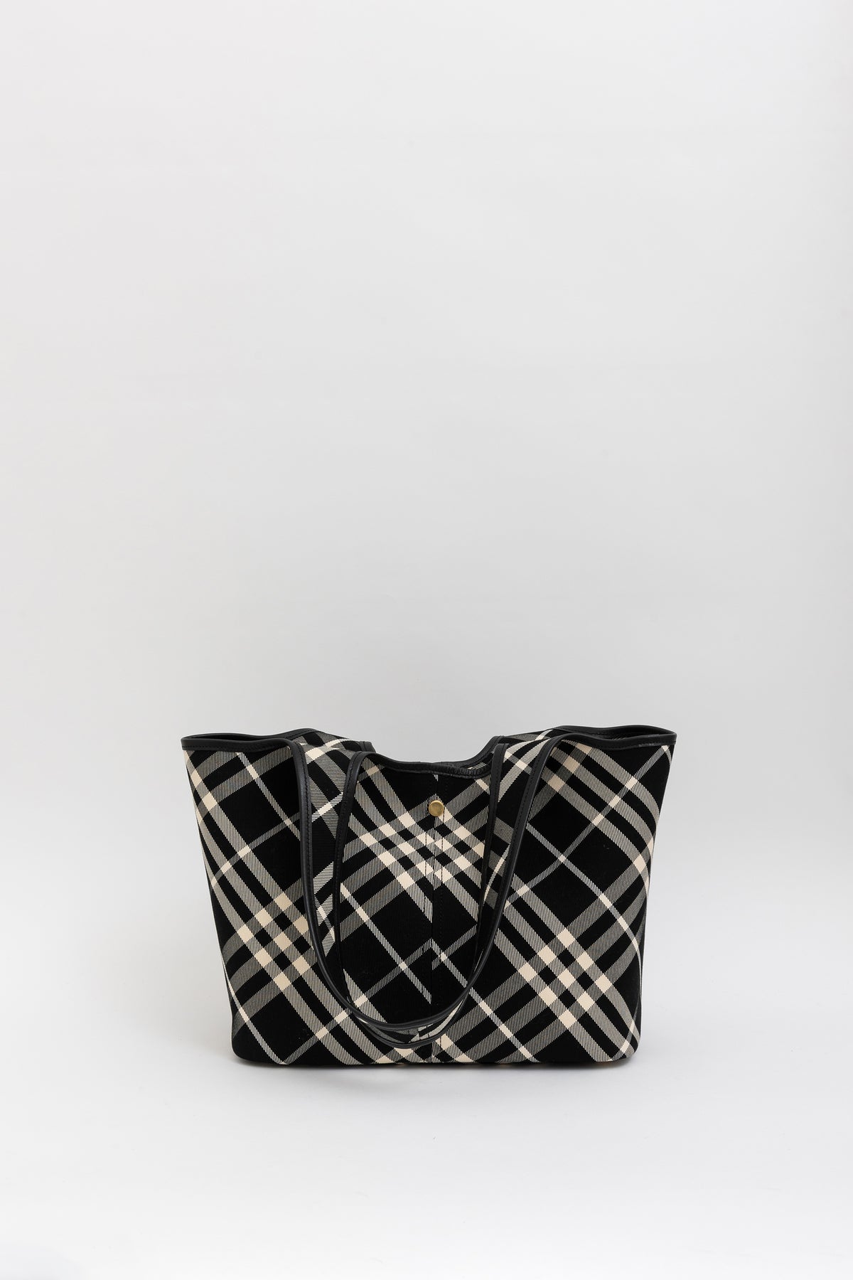 Small Check Tote