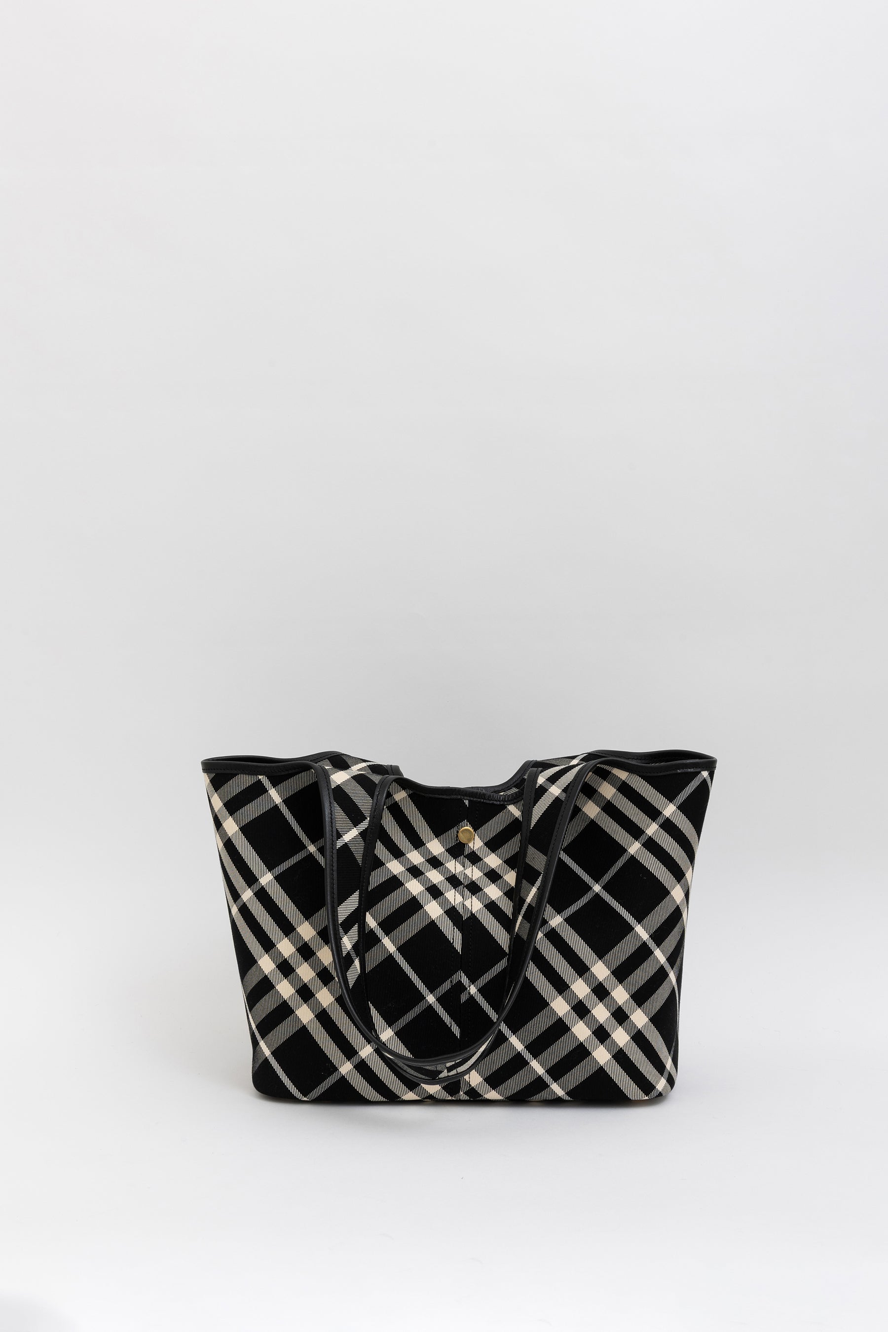 Small Check Tote