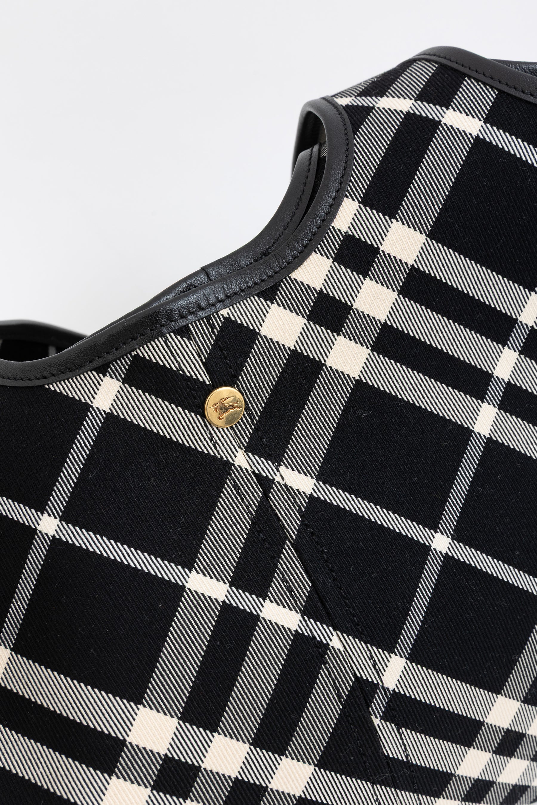 Small Check Tote