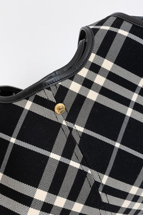 Small Check Tote