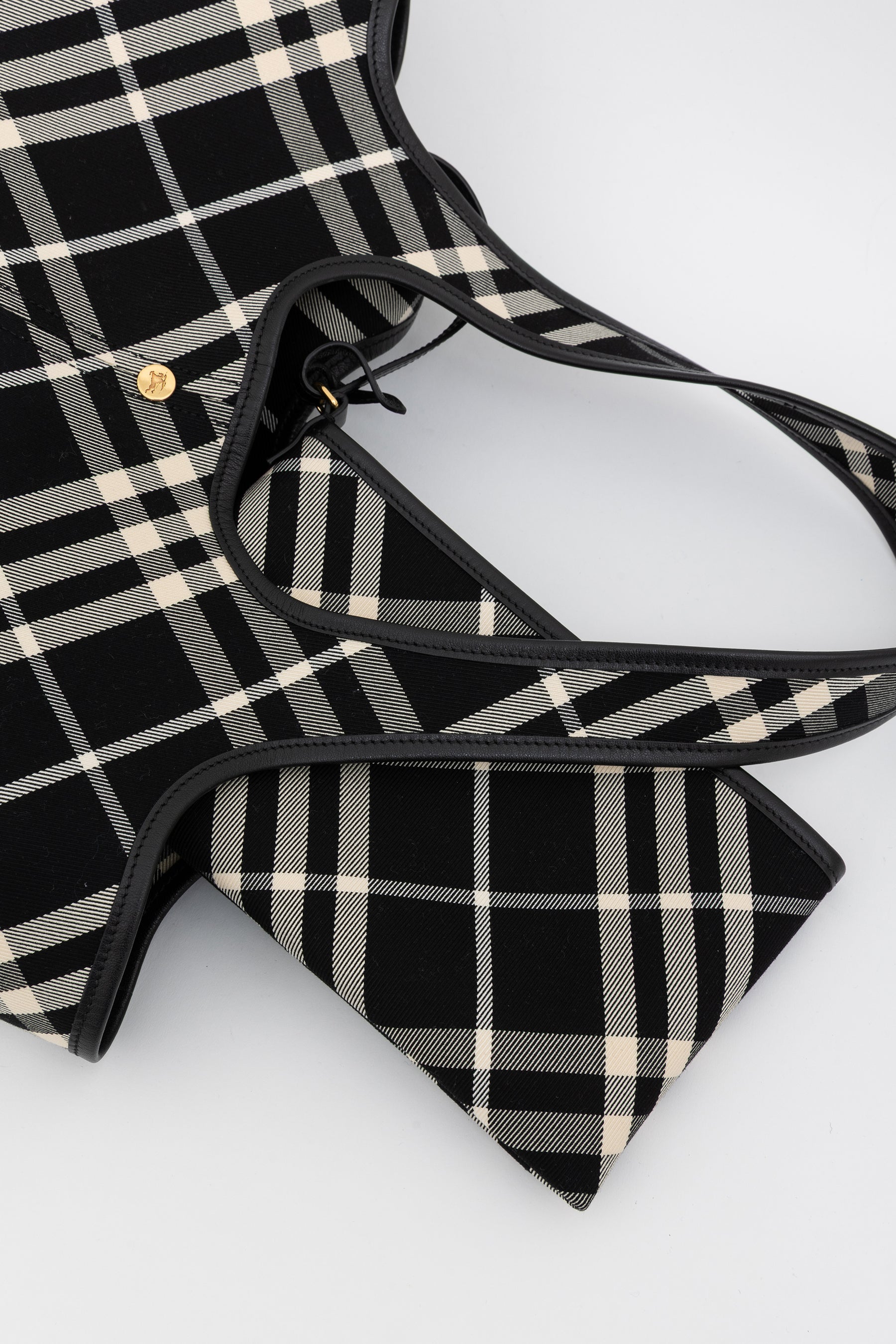 Small Check Tote