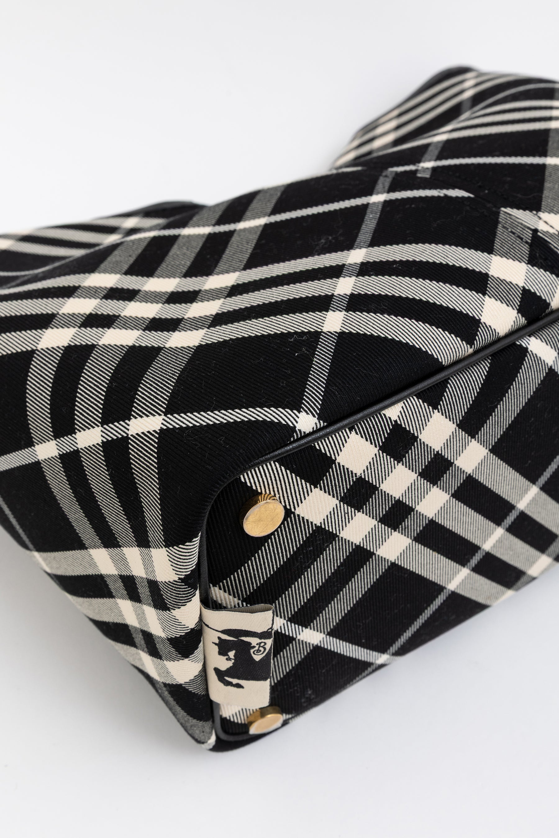 Small Check Tote