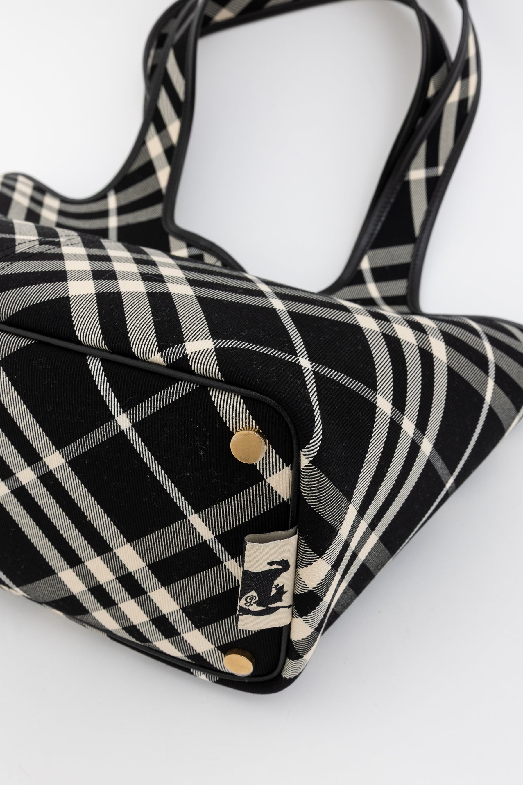 Small Check Tote