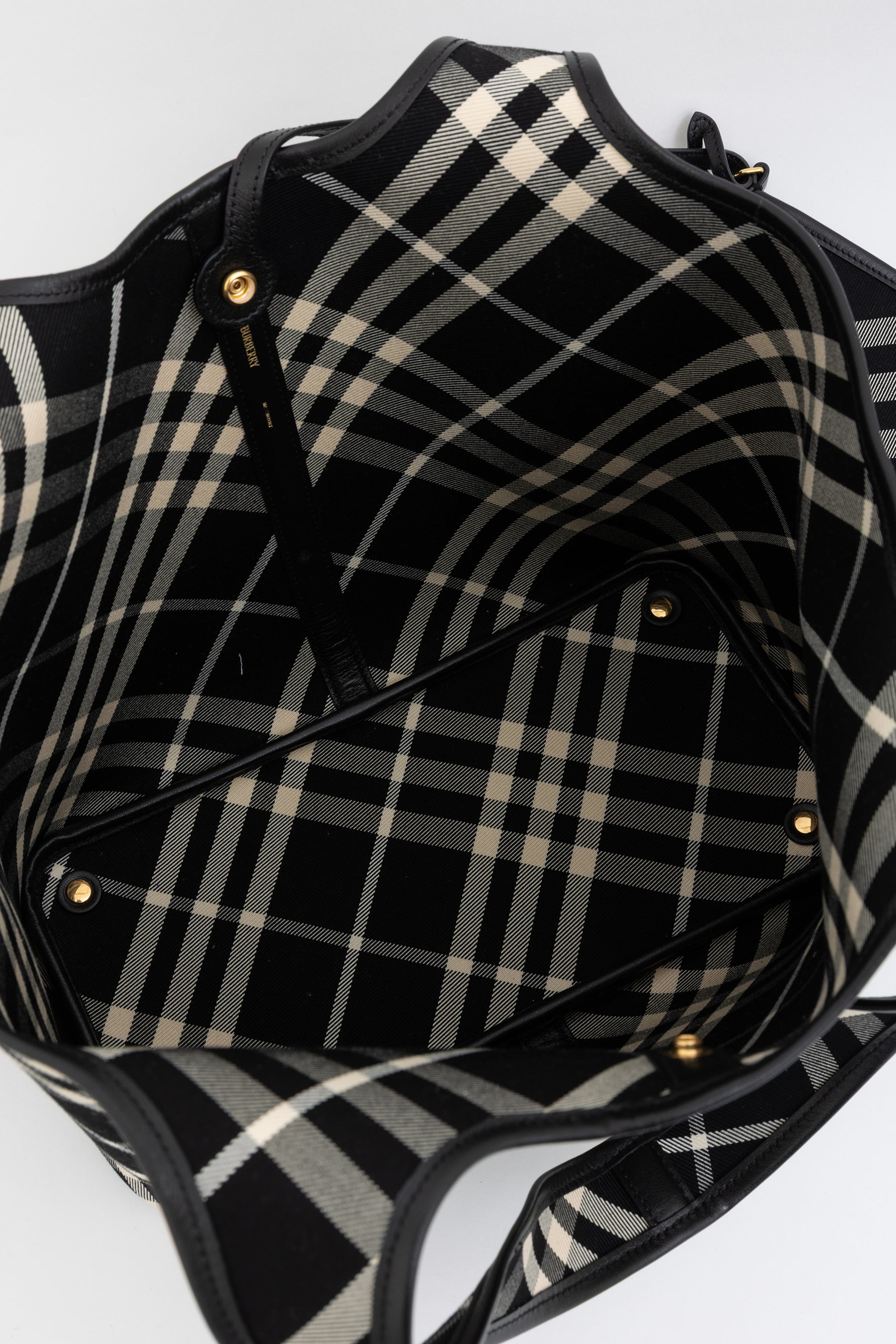 Small Check Tote