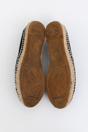 Interlocking CC Logo Espadrille Flats