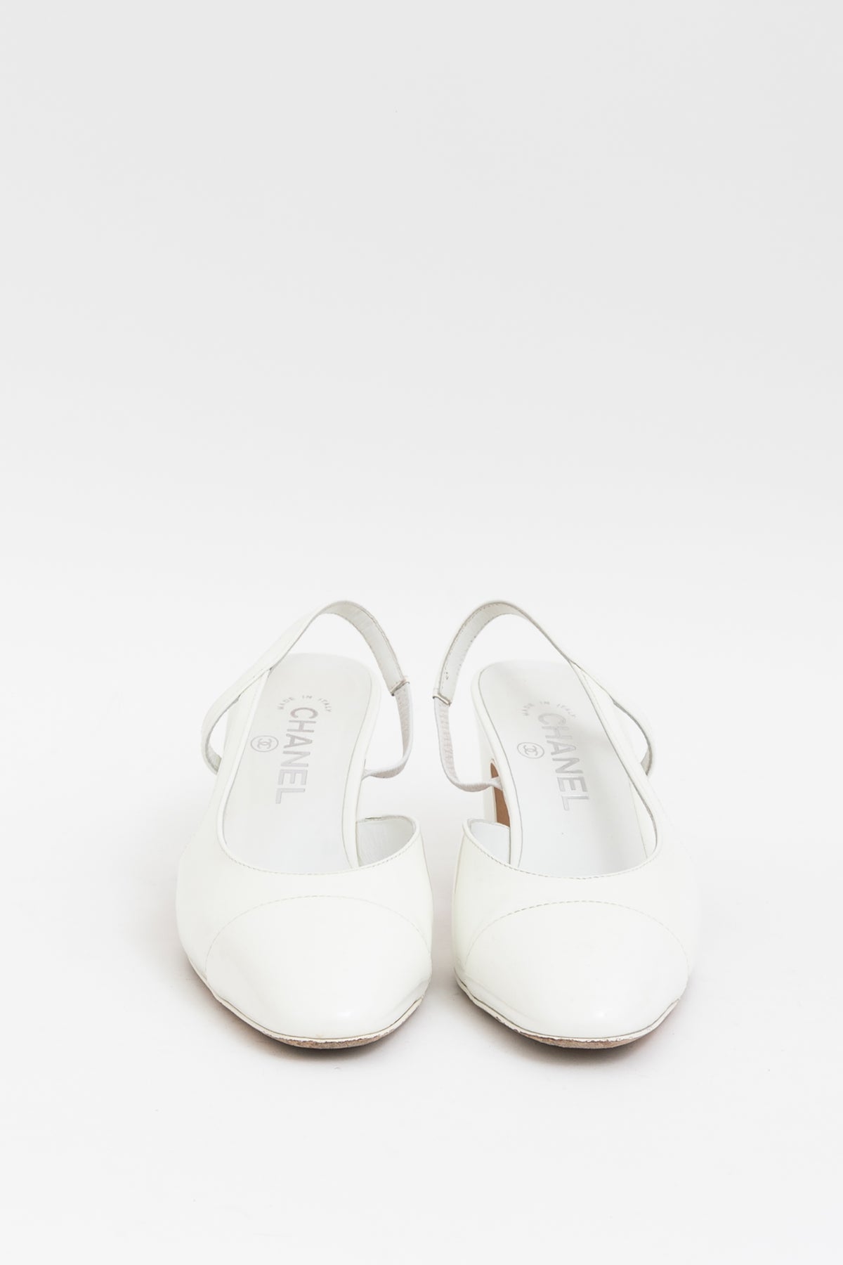 Cap Toe CC Slingback Pumps