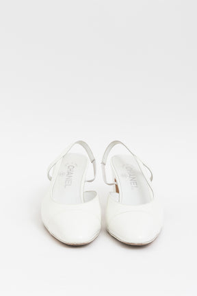 Cap Toe CC Slingback Pumps