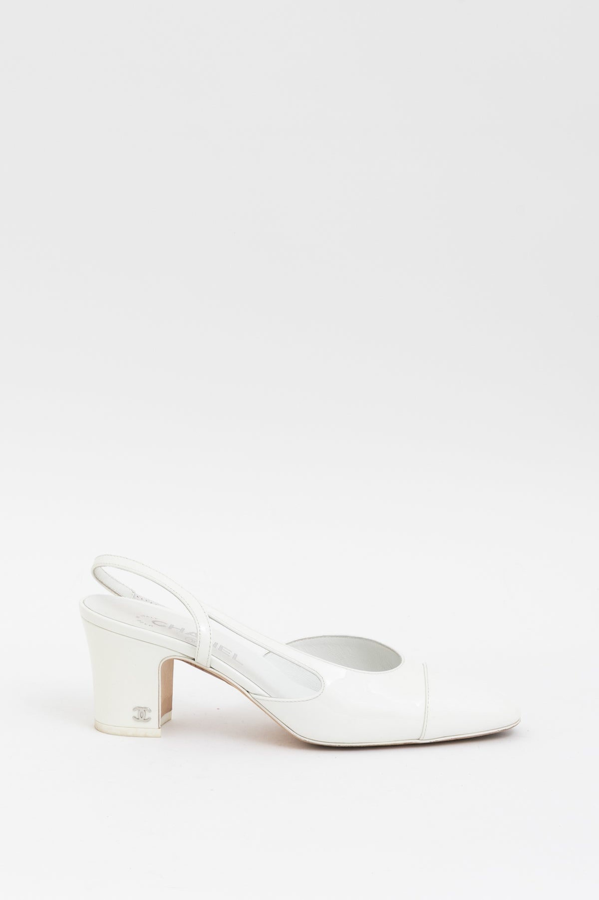Cap Toe CC Slingback Pumps