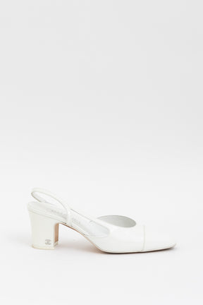 Cap Toe CC Slingback Pumps