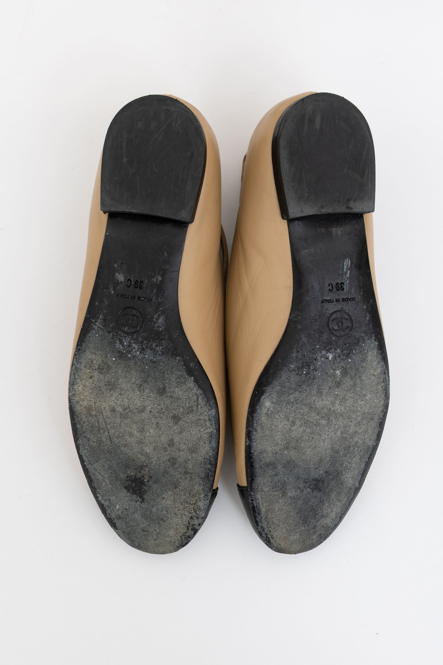 Two Tone Mary Jane Ballet Flats