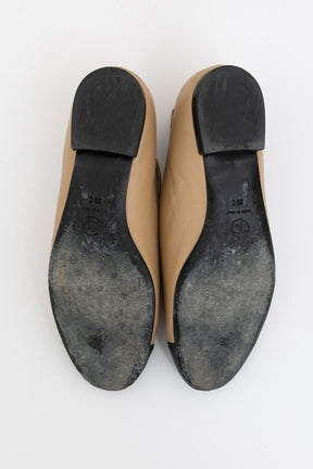 Two Tone Mary Jane Ballet Flats