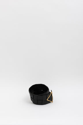 Woven Triangle Buckle Belt