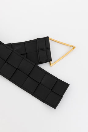 Woven Triangle Buckle Belt