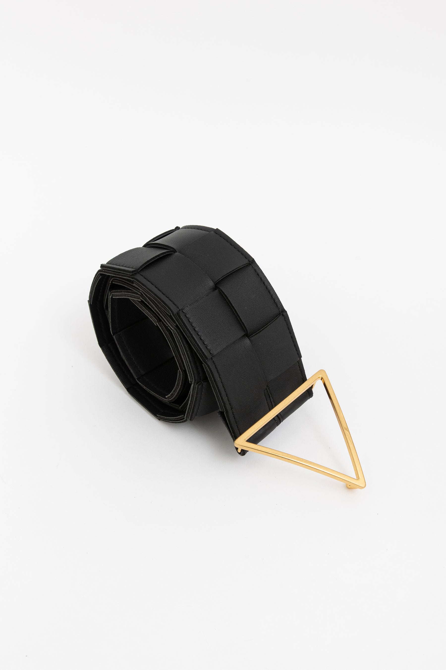 Woven Triangle Buckle Belt