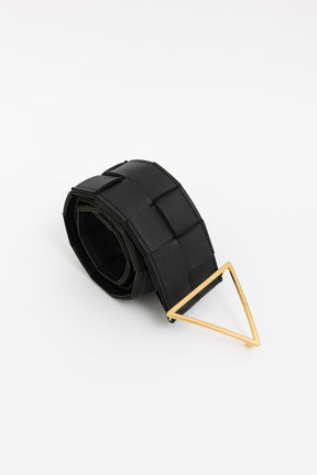 Woven Triangle Buckle Belt