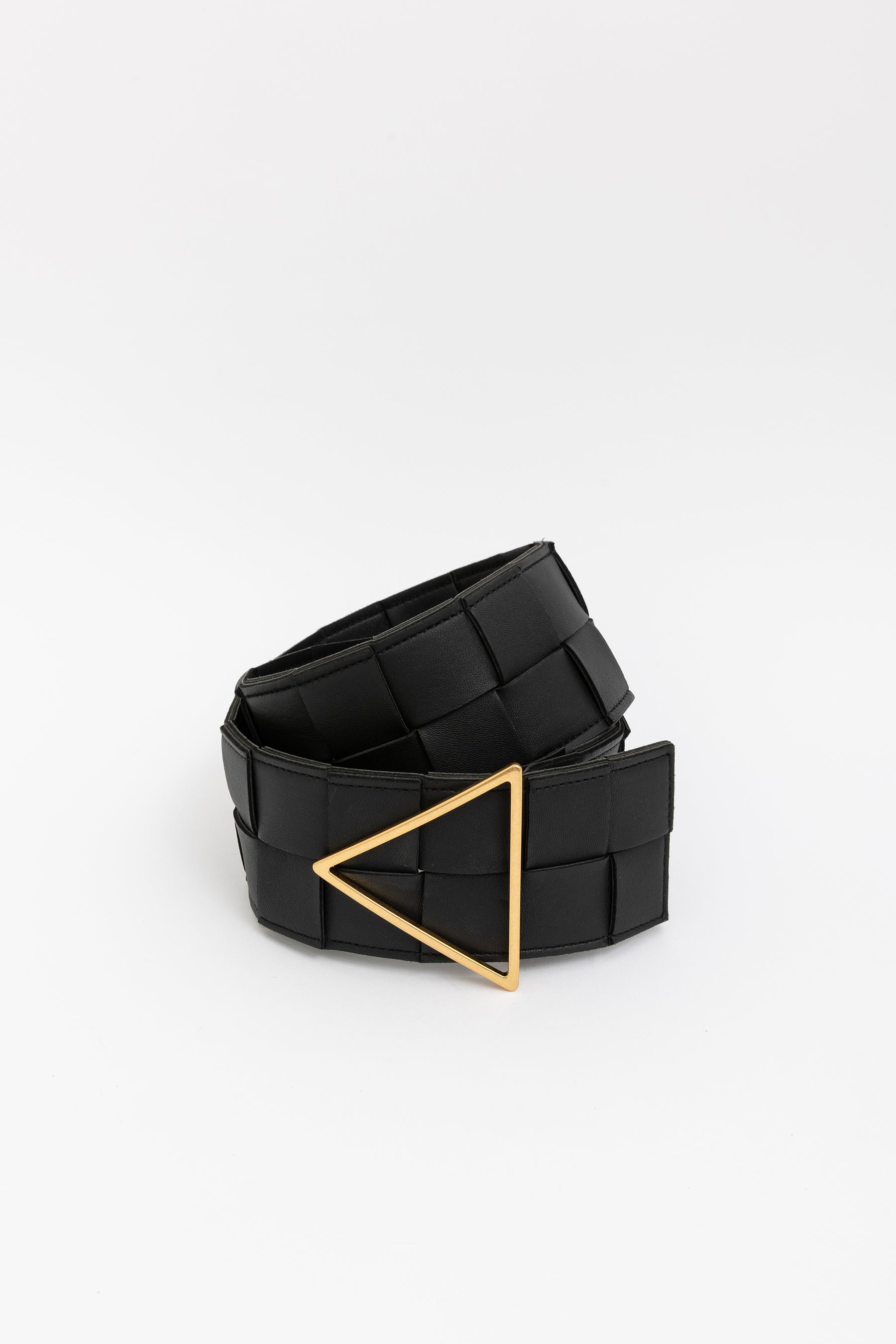 Woven Triangle Buckle Belt