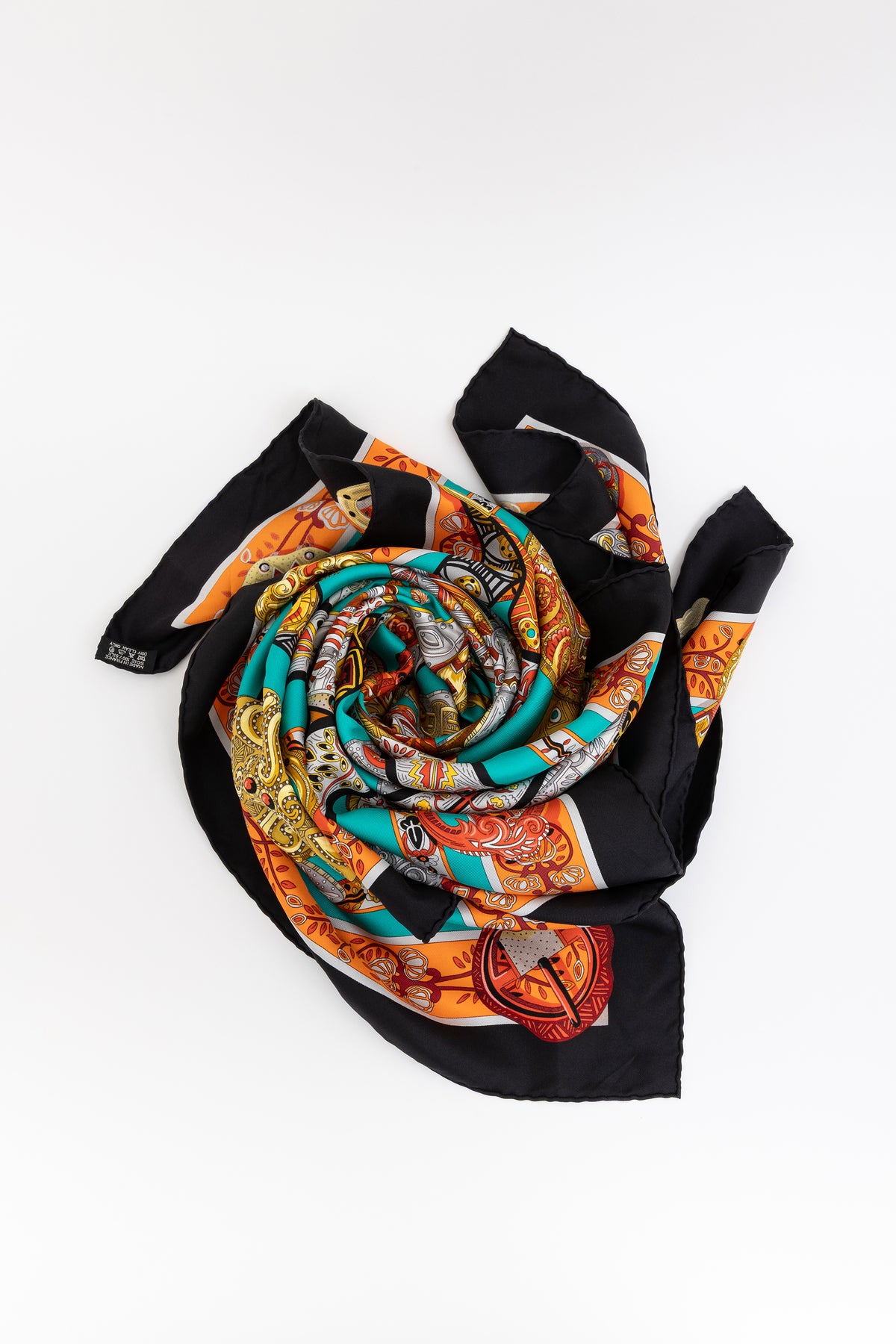 Le Songe De La Licorne Printed Silk Scarf