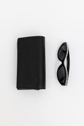 Pearl Oval Sunglasses