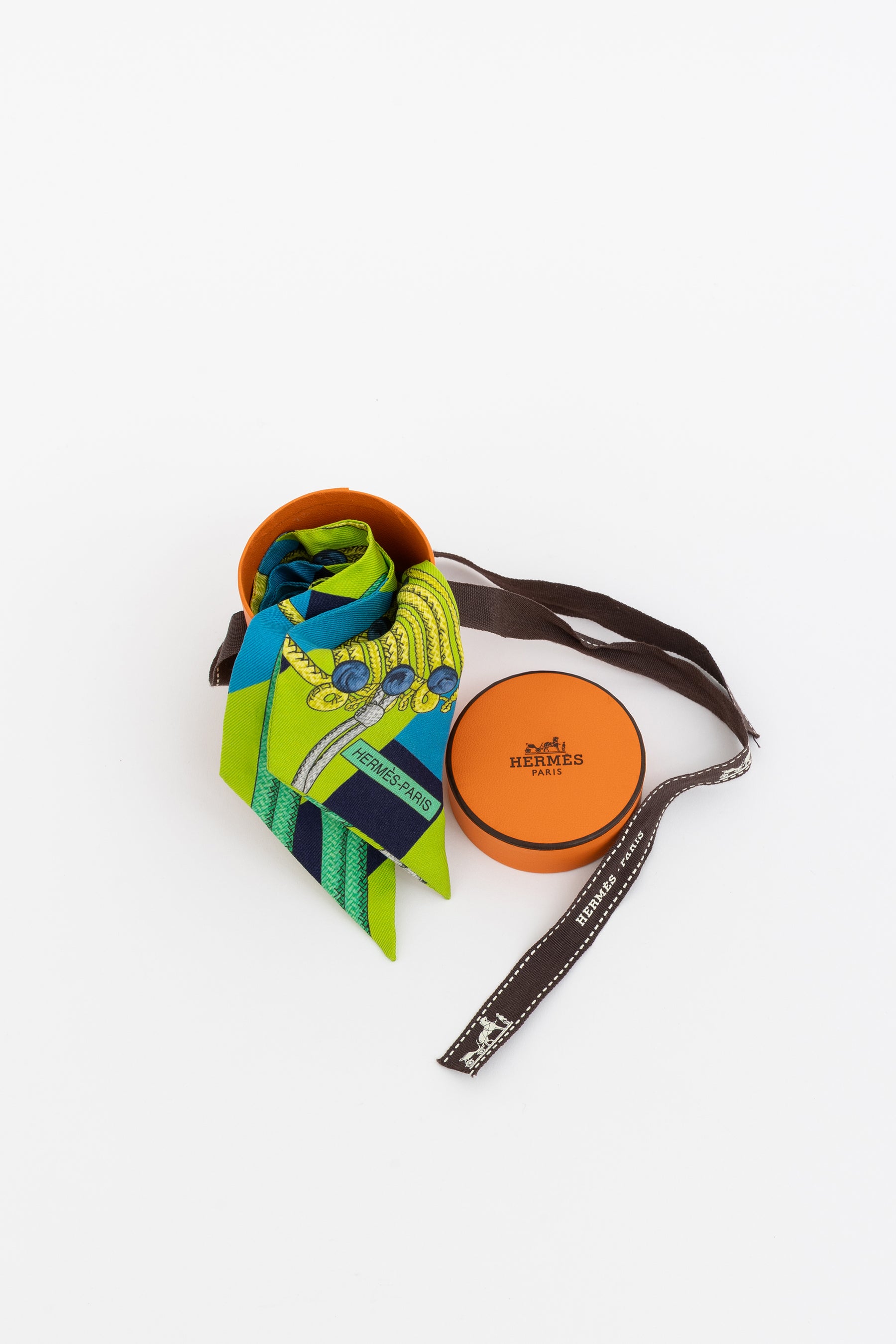 Brandebourgs Silk Twilly Scarf