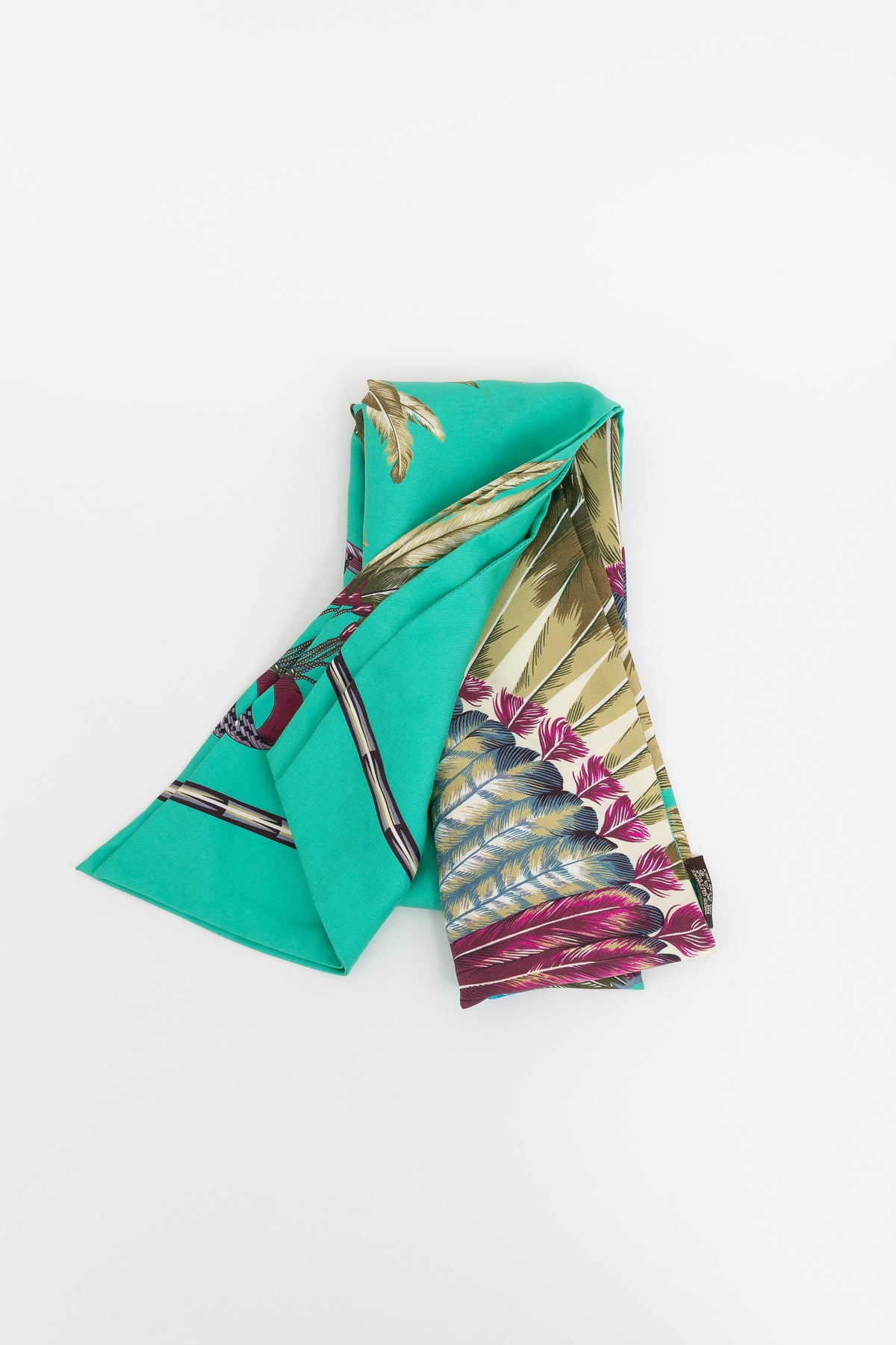 Brazil Print Maxi Twilly Scarf