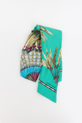 Brazil Print Maxi Twilly Scarf