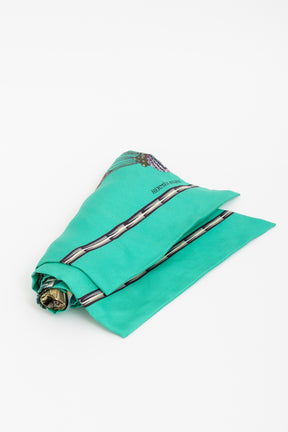 Brazil Print Maxi Twilly Scarf