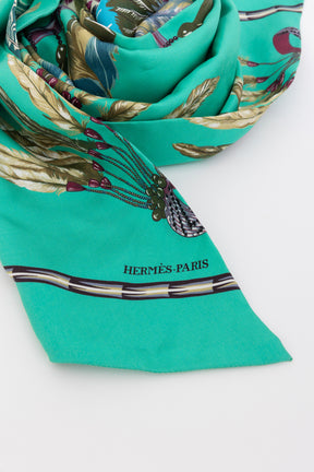 Brazil Print Maxi Twilly Scarf