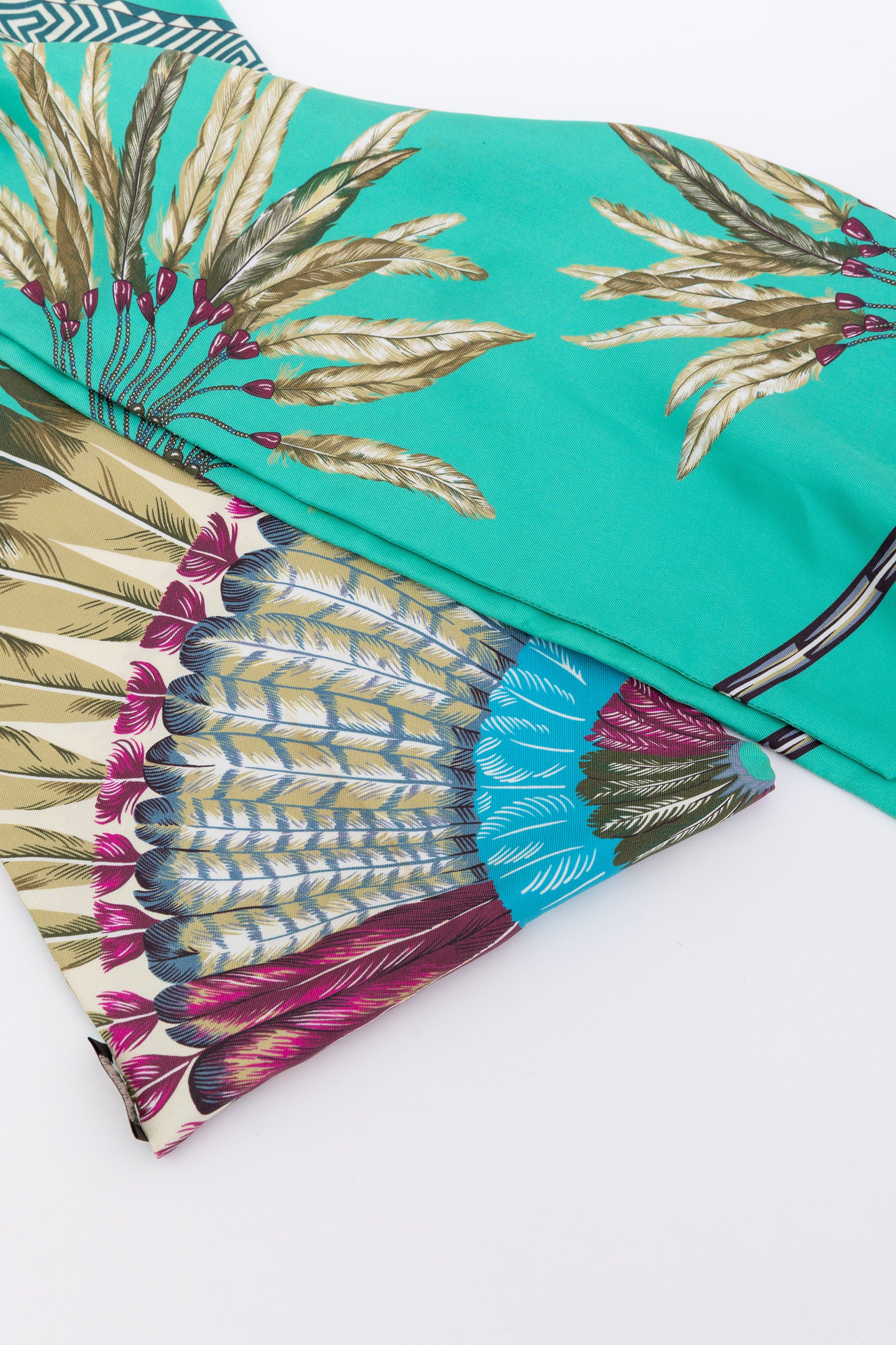 Brazil Print Maxi Twilly Scarf