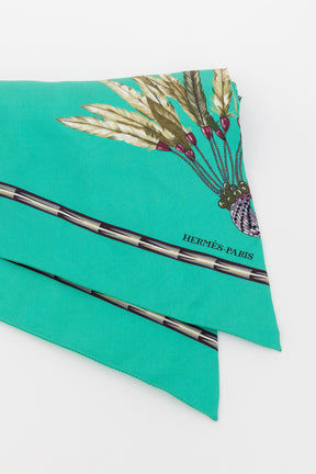 Brazil Print Maxi Twilly Scarf