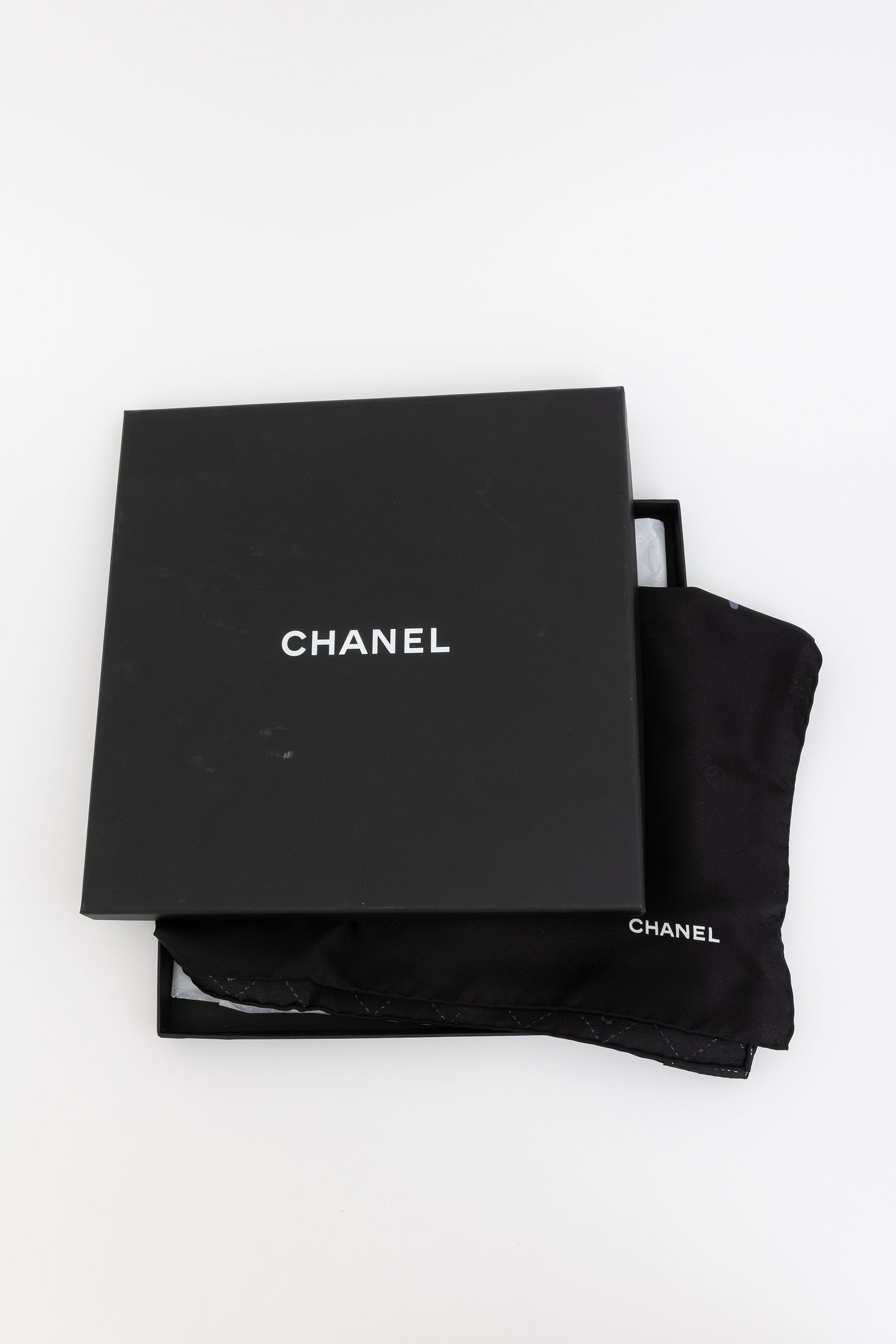 Coco's Apartment Interlocking CC Logo Scarf