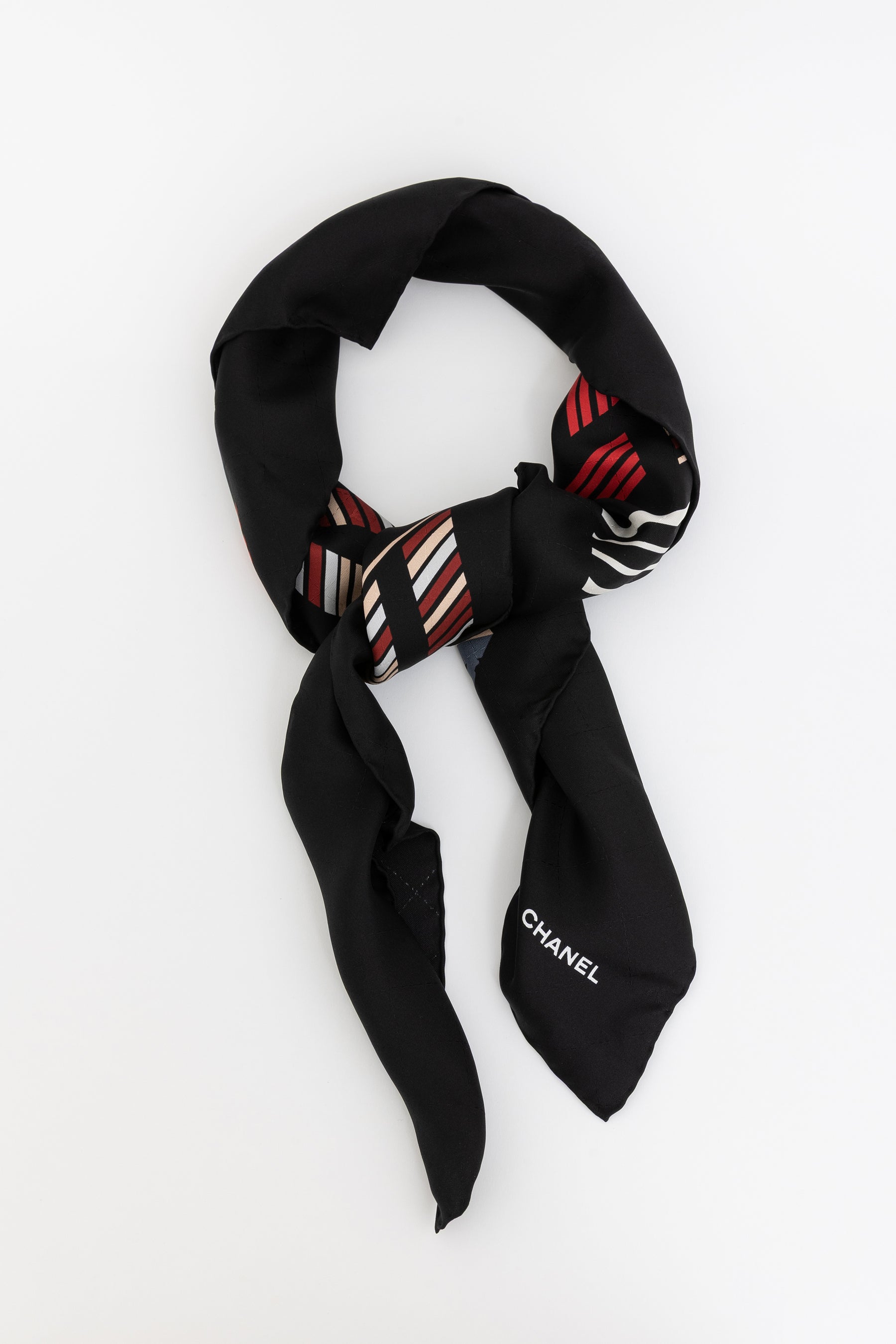 Coco's Apartment Interlocking CC Logo Scarf