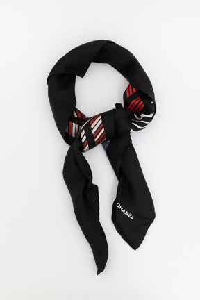 Coco's Apartment Interlocking CC Logo Scarf