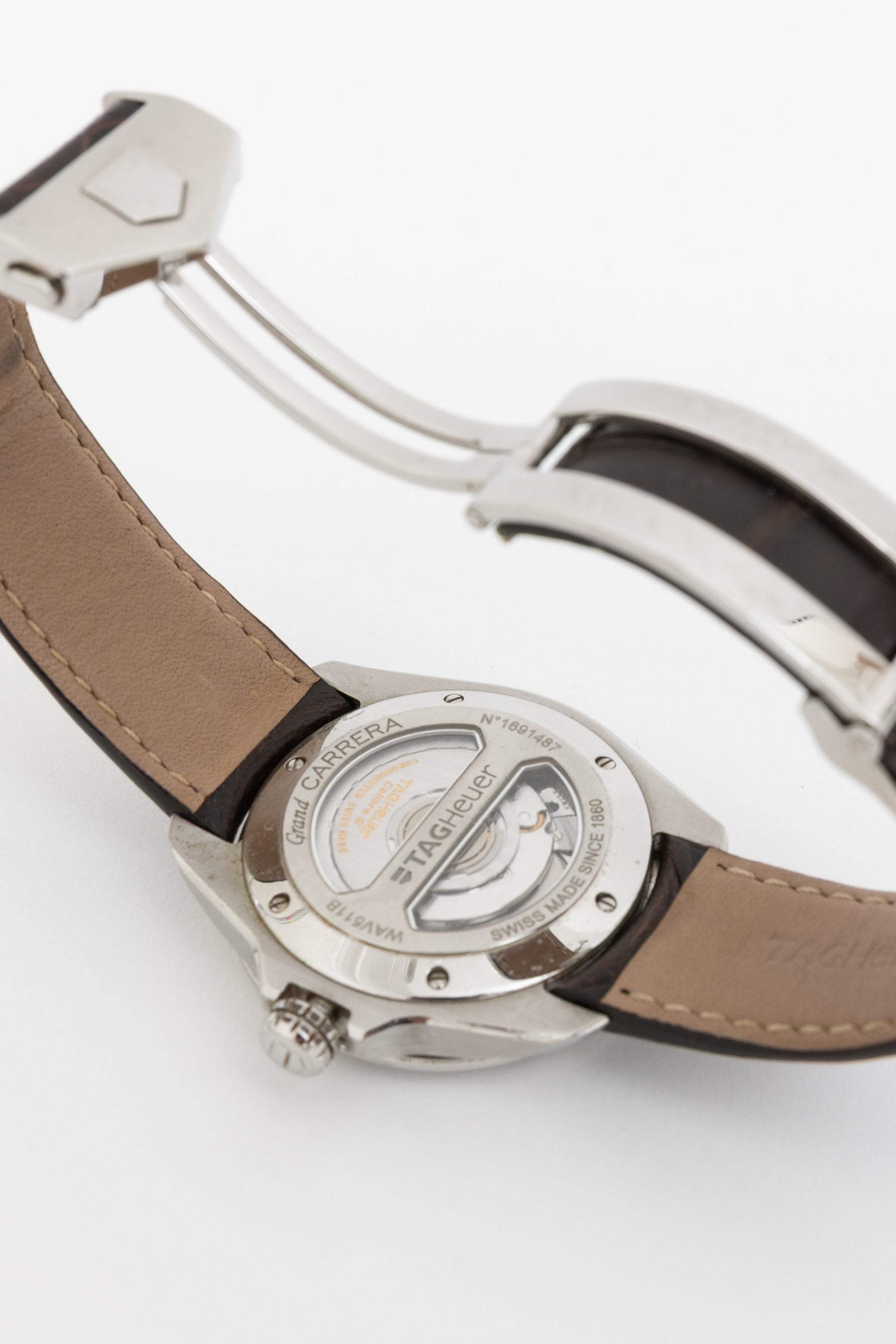 Grand Carrera Stainless Steel Watch