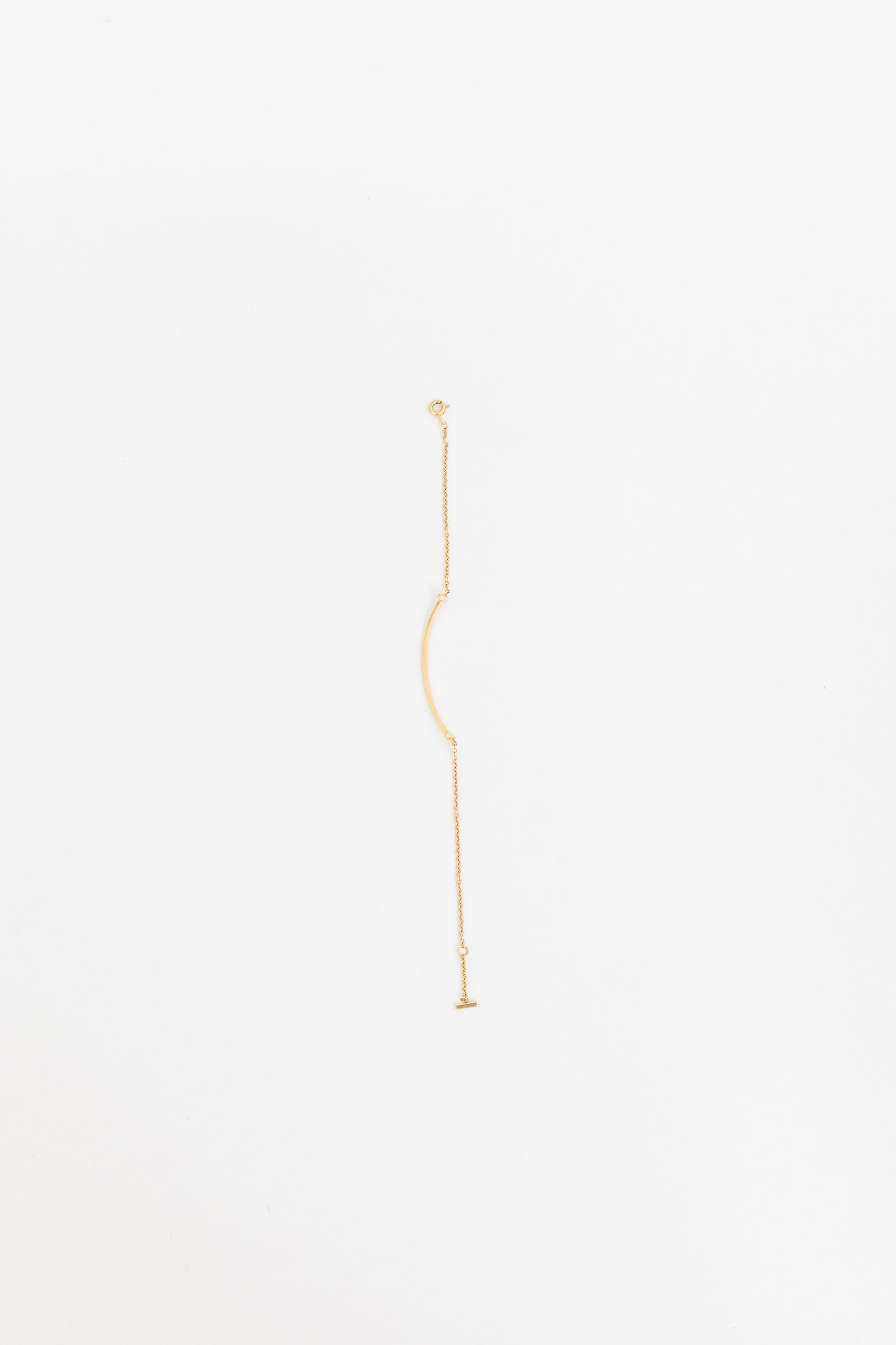 T Smile Bracelet in Yellow Gold