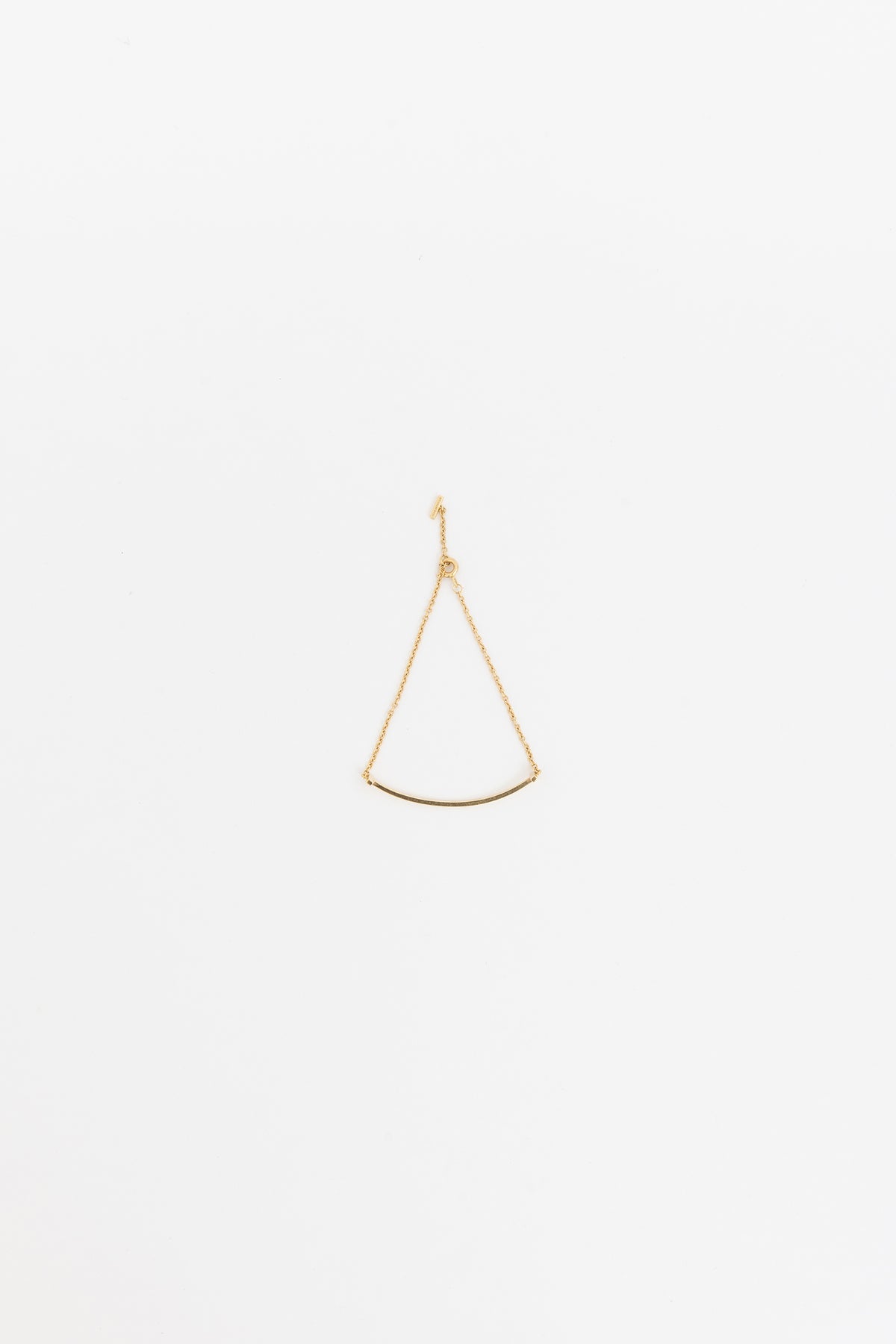 T Smile Bracelet in Yellow Gold