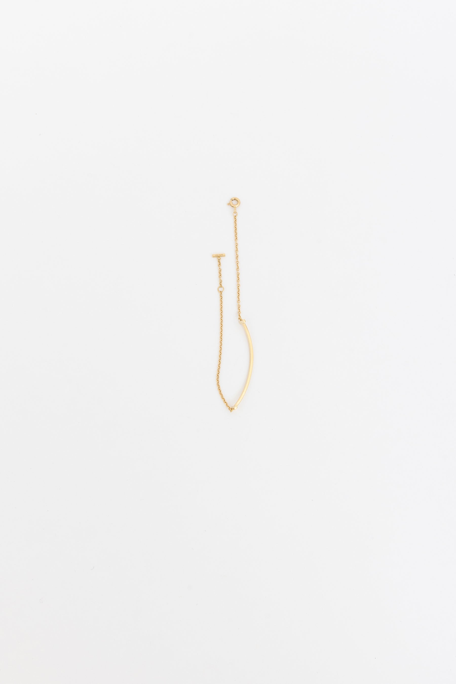 T Smile Bracelet in Yellow Gold