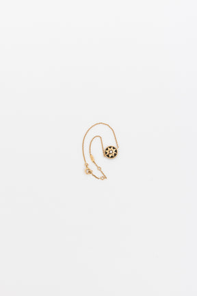Rose des Vents Diamond, Onyx and Pink Gold Bracelet