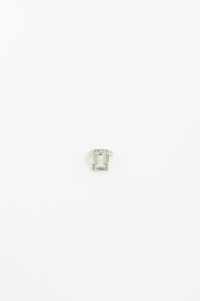 Prasiolite Sparklers Cocktail Ring