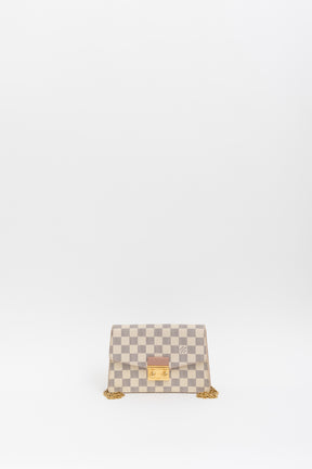 Croisette Damier Azur Wallet on Chain