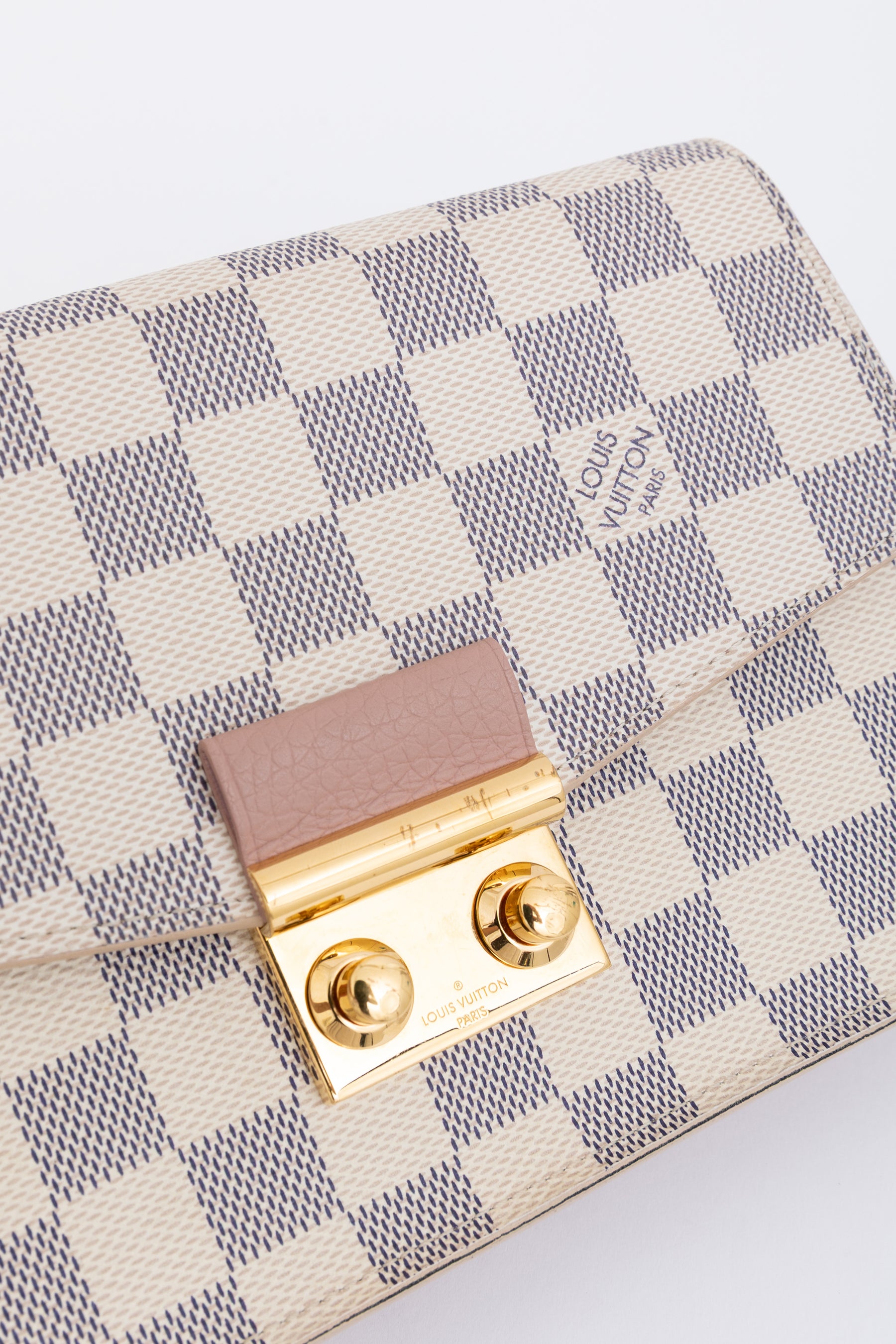 Croisette Damier Azur Wallet on Chain