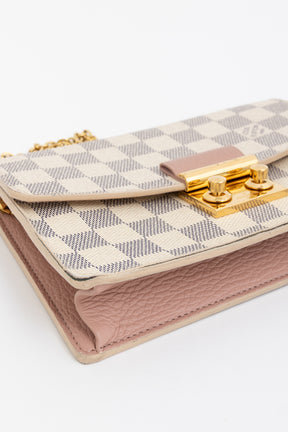 Croisette Damier Azur Wallet on Chain