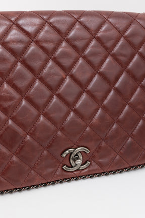 Enchained Accordion Flap Bag