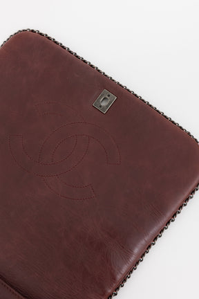 Enchained Accordion Flap Bag