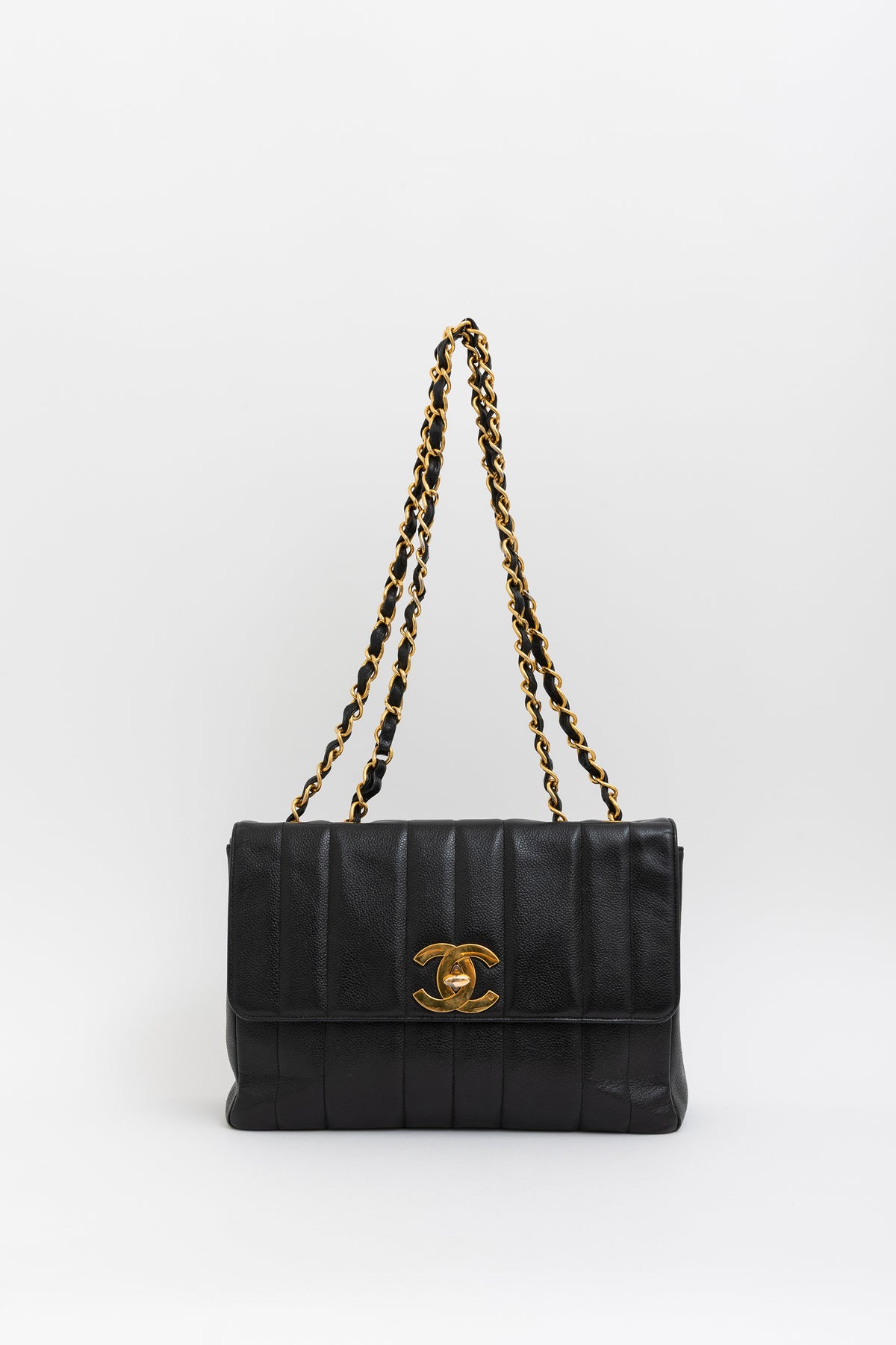 Jumbo Mademoiselle Classic Flap Bag