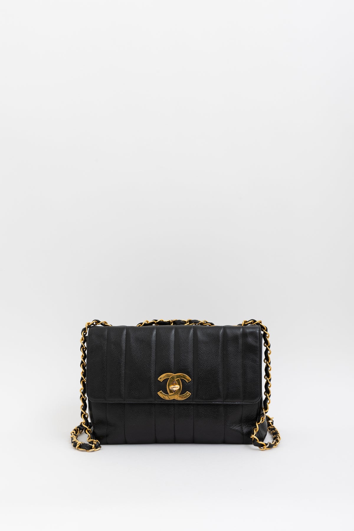 Jumbo Mademoiselle Classic Flap Bag