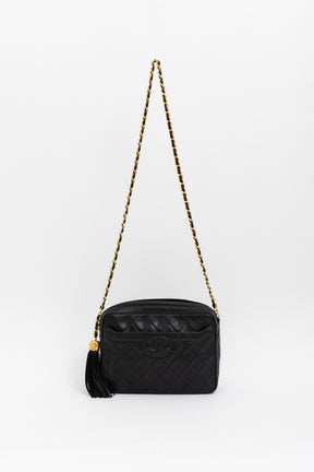 Matelassé Tassel Camera Bag