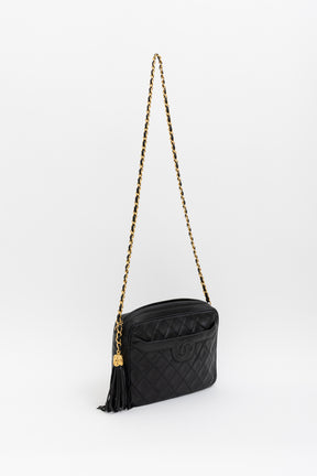 Matelassé Tassel Camera Bag
