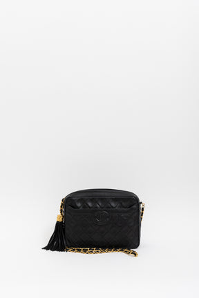 Matelassé Tassel Camera Bag