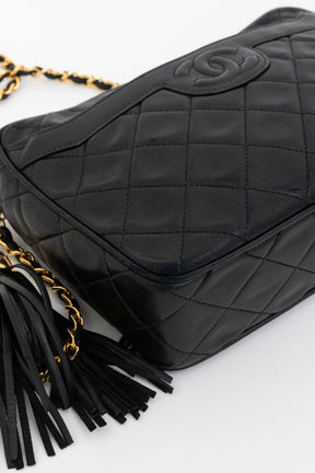 Matelassé Tassel Camera Bag